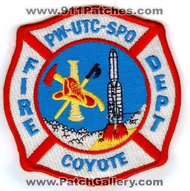 Pratt and Whitney United Tech Center Systems Progress Office Fire Department (California)
Thanks to Paul Howard for this scan. 
Keywords: pw-utc-spo coyote dept. &