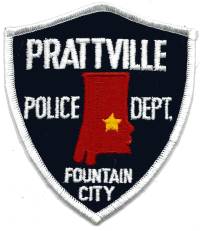 Prattville Police Dept (Alabama)
Thanks to BensPatchCollection.com for this scan.
Keywords: department
