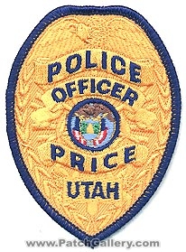 Price Police Department Officer (Utah)
Thanks to Alans-Stuff.com for this scan.
Keywords: dept.