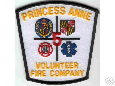 Princess Anne Volunteer Fire Company 5
Thanks to Brent Kimberland for this scan.
Keywords: maryland
