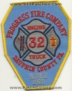 Progress Fire Company Engine Truck 32 (Pennsylvania)
Thanks to Mark Hetzel Sr. for this scan.
Keywords: dauphin county pa.