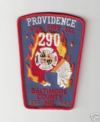 Providence Vol Fire Co
Thanks to Bob Brooks for this scan.
County: Baltimore
Keywords: maryland volunteer company 290