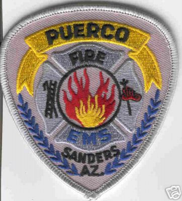 Puerco Fire EMS
Thanks to Brent Kimberland for this scan.
Keywords: arizona sanders