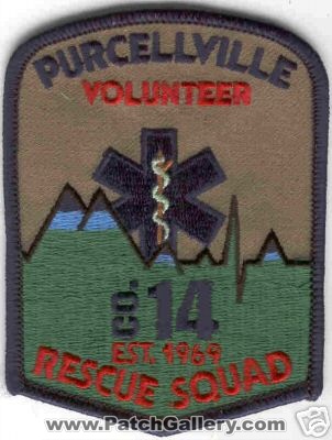 Purcellville Volunteer Rescue Squad
Thanks to Brent Kimberland for this scan.
Keywords: virginia ems company 14