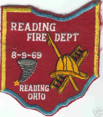 Reading Fire Dept
Thanks to Brent Kimberland for this scan.
Keywords: ohio department