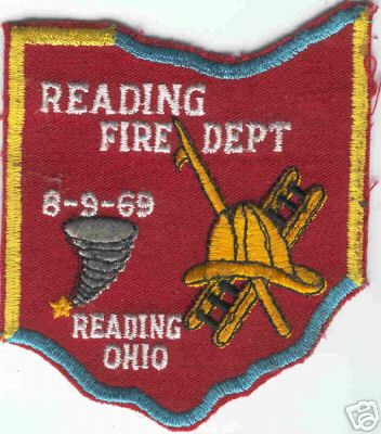 Reading Fire Dept
Thanks to Brent Kimberland for this scan.
Keywords: ohio department