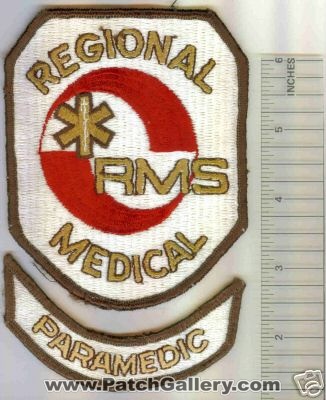 Regional Ambulance Service Paramedic (California)
Thanks to Mark C Barilovich for this scan.
Keywords: medical rms ems