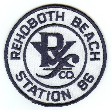 Rehoboth Beach Station 86
Thanks to PaulsFirePatches.com for this scan.
Keywords: delaware fire