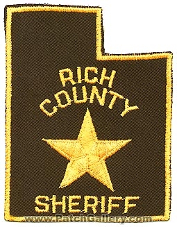 Rich County Sheriff's Department (Utah)
Thanks to Alans-Stuff.com for this scan.
Keywords: sheriffs dept.
