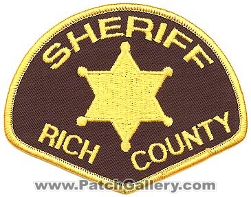 Rich County Sheriff's Department (Utah)
Thanks to Alans-Stuff.com for this scan.
Keywords: sheriffs dept.