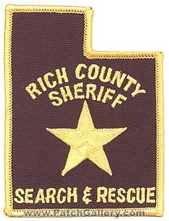 Rich County Sheriff's Department Search and Rescue (Utah)
Thanks to Alans-Stuff.com for this scan.
Keywords: sheriffs dept. sar &