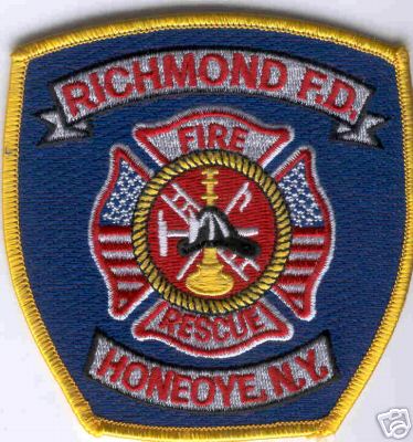 Richmond Fire Rescue
Thanks to Brent Kimberland for this scan.
Keywords: new york department f.d. fd honeoye
