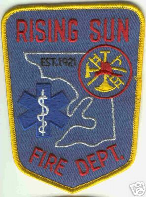 Rising Sun Fire Dept
Thanks to Brent Kimberland for this scan.
Keywords: maryland department