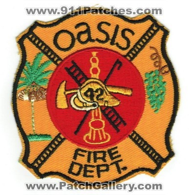 Oasis Fire Department (California)
Thanks to Paul Howard for this scan.
Keywords: dept.