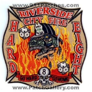 Riverside City Fire Department Engine 8 (California)
Thanks to Paul Howard for this scan.
Keywords: dept. station