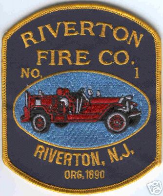 Riverton Fire Co No 1
Thanks to Brent Kimberland for this scan.
Keywords: new jersey company number