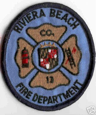 Riviera Beach Fire Department Co 13
Thanks to Brent Kimberland for this scan.
Keywords: maryland company