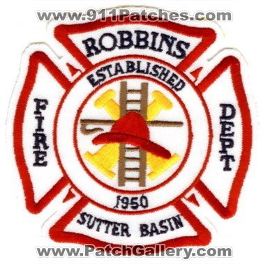 Robbins Fire Department (California)
Thanks to Paul Howard for this scan.
Keywords: dept. sutter basin