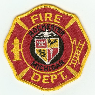 Rochester Fire Dept
Thanks to PaulsFirePatches.com for this scan.
Keywords: michigan department