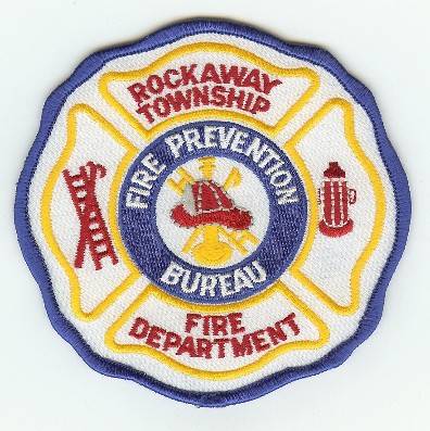 Rockaway Township Fire Department (New Jersey)
Thanks to PaulsFirePatches.com for this scan.
Keywords: prevention bureau