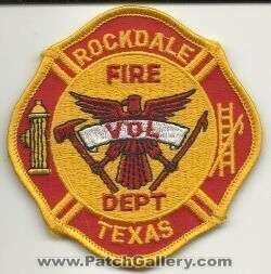 Rockdale Volunteer Fire Department (Texas)
Thanks to Mark Hetzel Sr. for this scan.
Keywords: vol. dept.