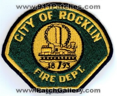 Rocklin Fire Department (California)
Thanks to Paul Howard for this scan.
Keywords: dept. city of