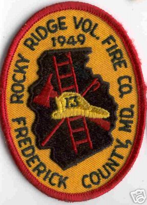 Rocky Ridge Vol Fire Co
Thanks to Brent Kimberland for this scan.
County: Frederick
Keywords: maryland volunteer company