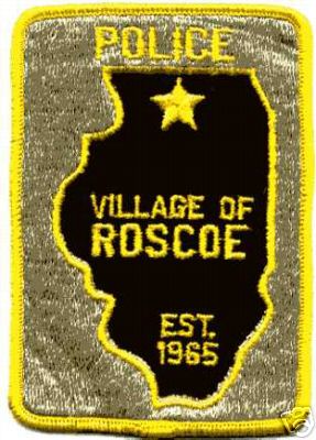 Roscoe Police (Illinois)
Thanks to Jason Bragg for this scan.
Keywords: village of