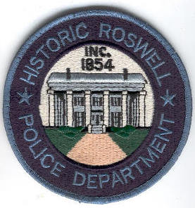 Roswell Police Department
Thanks to Enforcer31.com for this scan.
Keywords: georgia