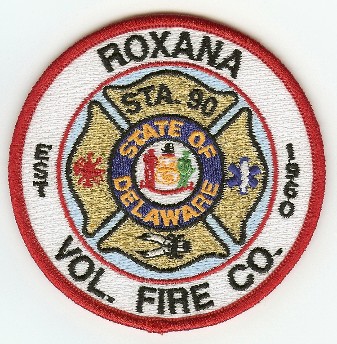 Roxana Vol Fire Co
Thanks to PaulsFirePatches.com for this scan.
Keywords: delaware volunteer company station 90