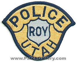 Roy Police Department (Utah)
Thanks to Alans-Stuff.com for this scan.
Keywords: dept.