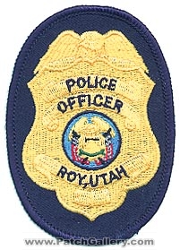 Roy Police Department Officer (Utah)
Thanks to Alans-Stuff.com for this scan.
Keywords: dept.