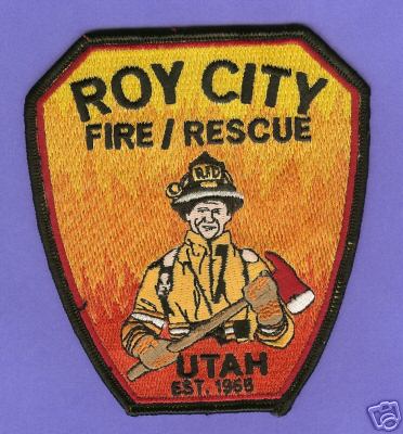 Roy City Fire Rescue
Thanks to PaulsFirePatches.com for this scan.
Keywords: utah