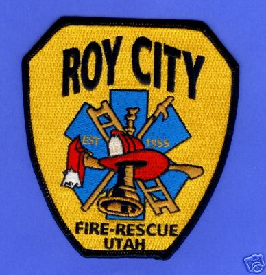 Roy City Fire Rescue
Thanks to PaulsFirePatches.com for this scan.
Keywords: utah
