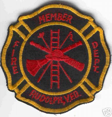 Rudolph Fire Dept
Thanks to Brent Kimberland for this scan.
Keywords: wisconsin department volunteer vfd v.f.d. member