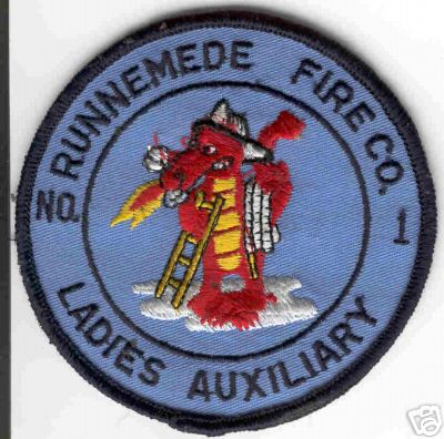 Runnemede Fire Co No 1 Ladies Auxiliary
Thanks to Brent Kimberland for this scan.
Keywords: new jersey company number