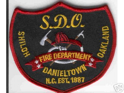 SDO Shiloh Danieltown Oakland Fire Department
Thanks to Brent Kimberland for this scan.
Keywords: north carolina
