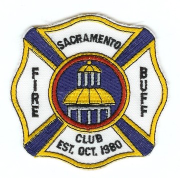 Sacramento Fire Buff Club
Thanks to PaulsFirePatches.com for this scan.
Keywords: california