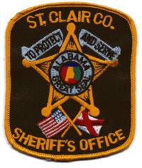 Saint Clair County Sheriff's Office (Alabama)
Thanks to BensPatchCollection.com for this scan.
Keywords: st sheriffs