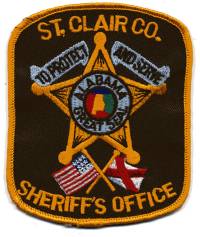 Saint Clair County Sheriff's Office (Alabama)
Thanks to BensPatchCollection.com for this scan.
Keywords: st sheriffs