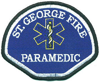 Saint George Fire Paramedic
Thanks to Alans-Stuff.com for this scan.
Keywords: utah st ems