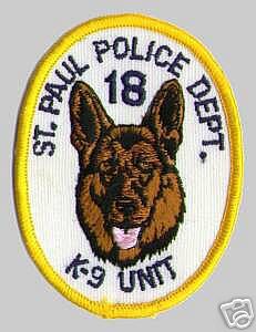 Saint Paul Police K-9 Unit (Minnesota)
Thanks to apdsgt for this scan.
Keywords: department dept st k9 18