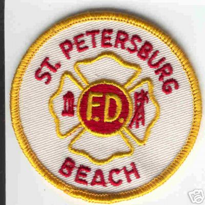Saint Petersburg Beach F.D.
Thanks to Brent Kimberland for this scan.
Keywords: florida fire department fd st
