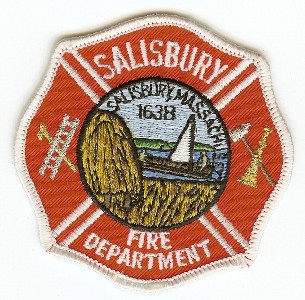 Salisbury Fire Department
Thanks to PaulsFirePatches.com for this scan.
Keywords: massachusetts