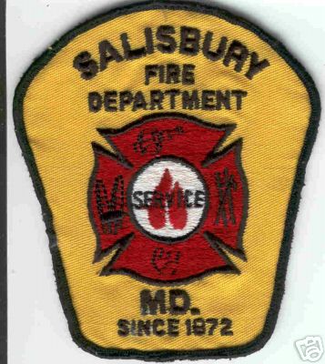 Salisbury Fire Department
Thanks to Brent Kimberland for this scan.
Keywords: maryland