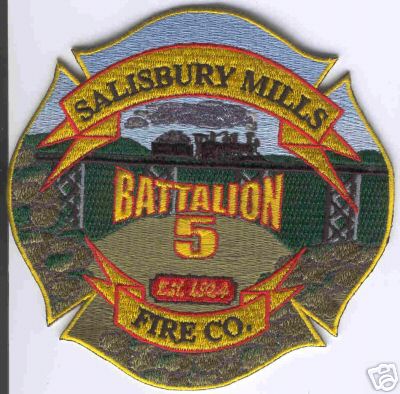 Salisbury Mills Fire Battalion 5
Thanks to Brent Kimberland for this scan.
Keywords: new york company