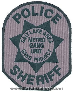 Salt Lake Area Gang Project Metro Unit Police Sheriff's Department (Utah)
Thanks to Alans-Stuff.com for this scan.
Keywords: sheriffs dept.