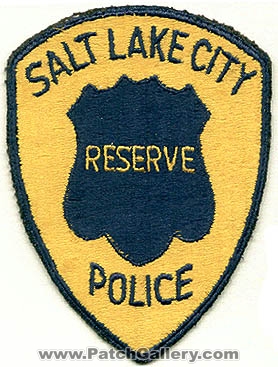 Salt Lake City Police Department Reserve (Utah)
Thanks to Alans-Stuff.com for this scan.
Keywords: dept.