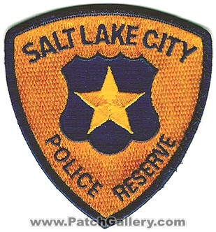 Salt Lake City Police Department Reserve (Utah)
Thanks to Alans-Stuff.com for this scan.
Keywords: dept.