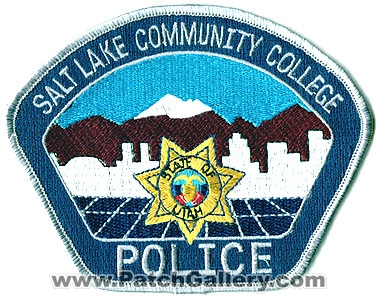 Salt Lake Community College Police Department (Utah)
Thanks to Alans-Stuff.com for this scan.
Keywords: dept. slcc